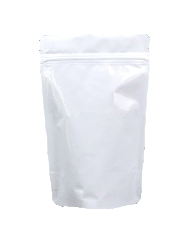 White Glossy Doypack Large (250g) x 100