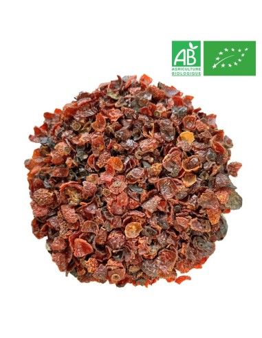 Organic Rosehip 1Kg - Cut fruit - Supplier of Tea - Herb and Plant