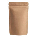 Doypack Kraft 100gr - Medium Size - Supplieroftea.com - Packaging