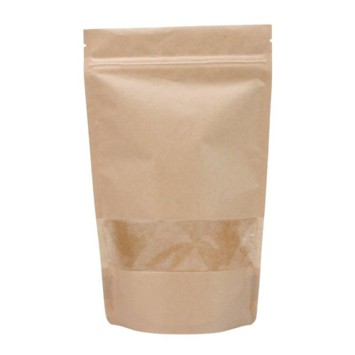 Doypack Kraft Window Small (25g) - Loose Tea Bag