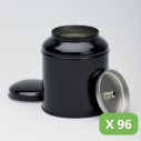 Metal Tea Tins - Black Victorian Tins (100g)