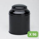 Metal Tea Tins - Black Victorian Tins (100g)