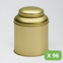 Metal Tea Tins - Gold Victorian Tins (100g)