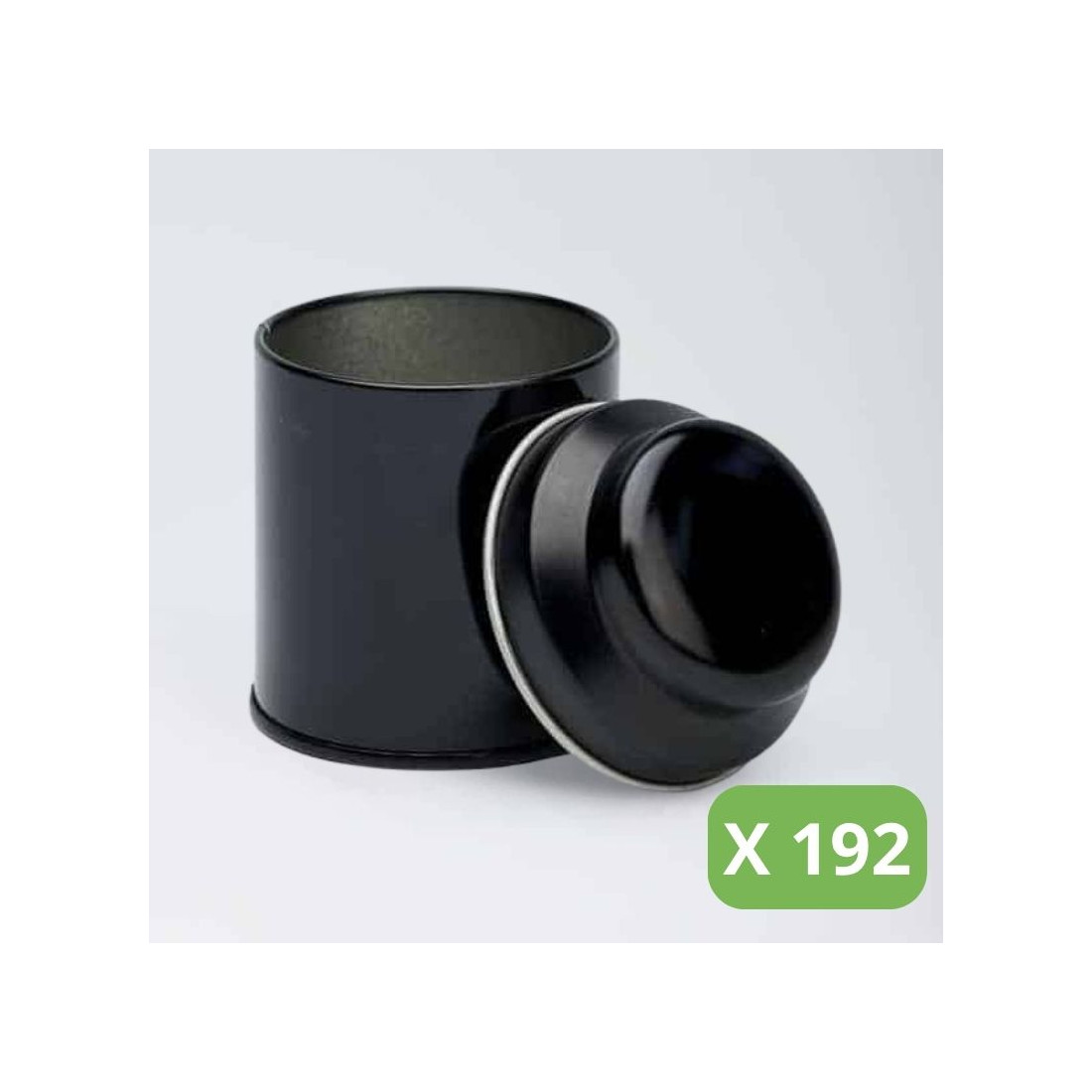 Metal Tea Tins - Black Victorian Tins (30g)