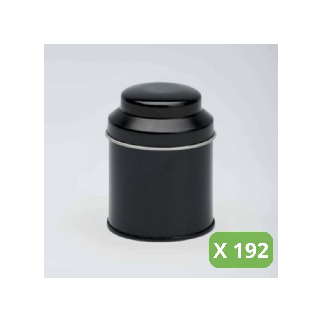 Metal Tea Tins - Black Victorian Tins (30g)