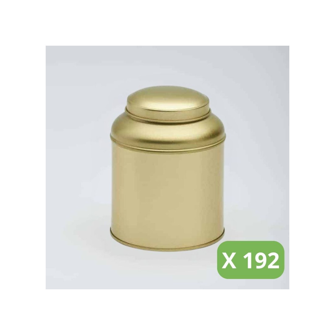Metal Tea Tins - Gold Victorian Tins (30g)