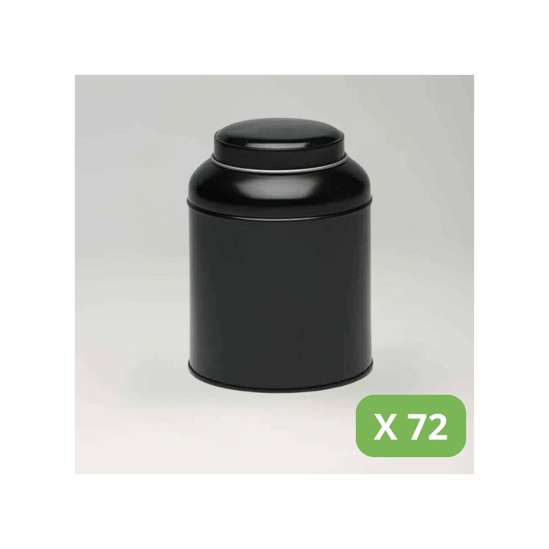 Tea Tins - Black Victorian Tins (150g)