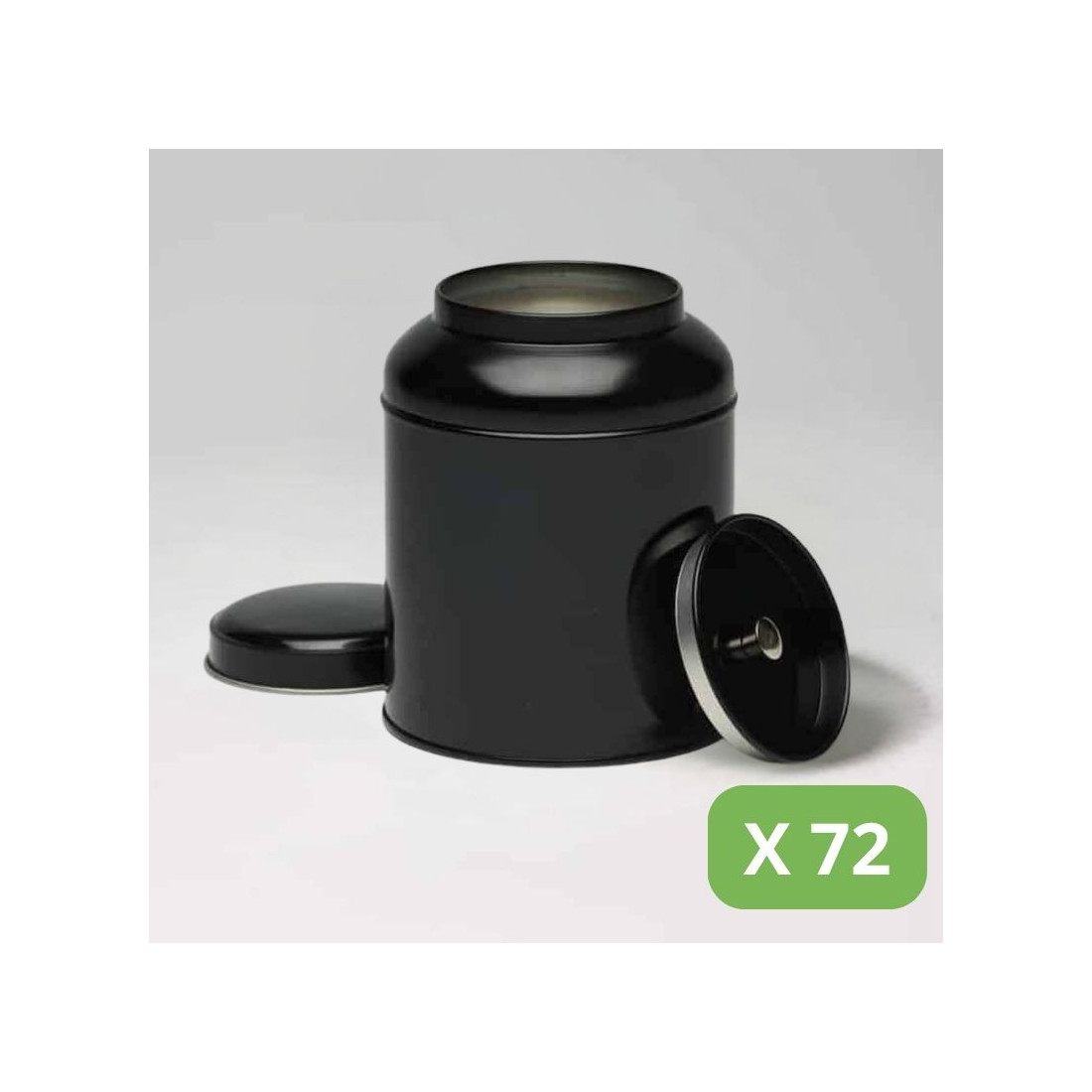 Tea Tins - Black Victorian Tins (150g)