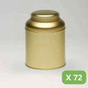 Metal Tea Tins - Gold Victorian Tins (150g)