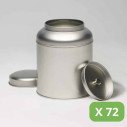 Metal Tea Tins - Grey Victorian Tins (150g)