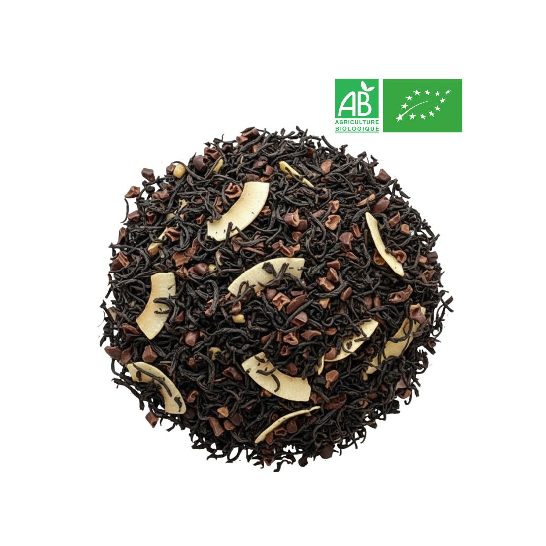 Loose Almond Chocolate Black Tea - Organic Tea Wholesaler