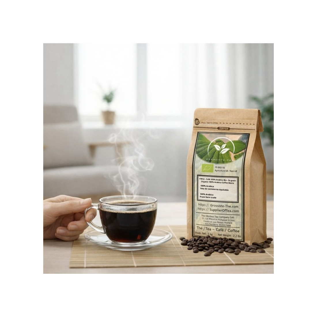 100% Arabica coffee in bulk - Organic coffee wholesaler