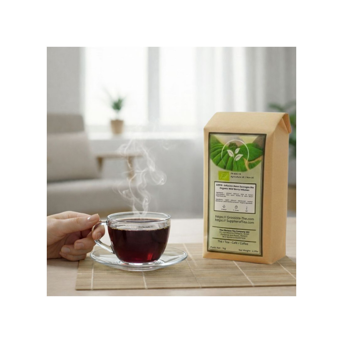 Wild berry infusion in bulk - Wholesaler infusion bio