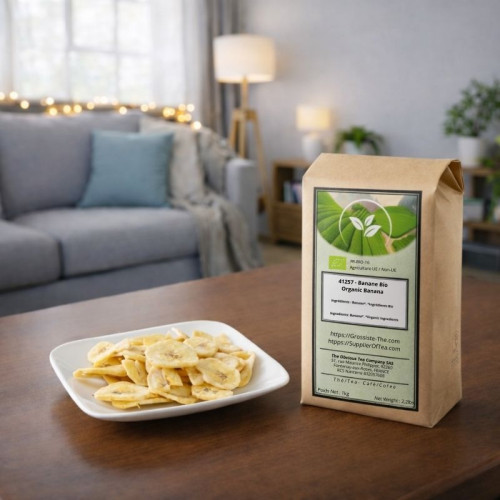 Organic Banana chips - Organic herb and plant by the kilo - Supplier 2