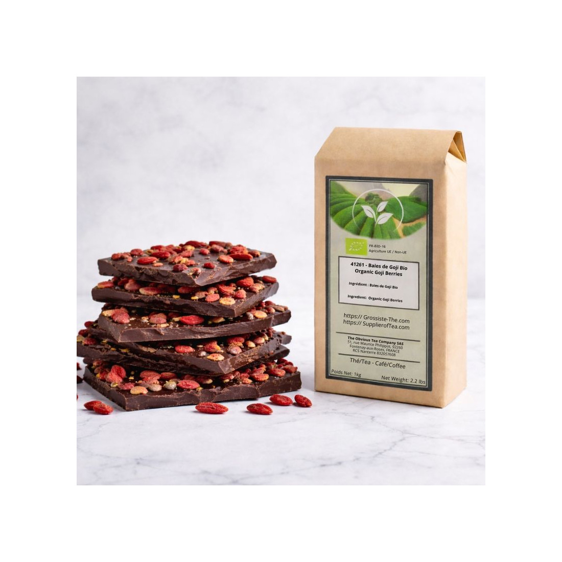 Organic Goji Berry in Bulk - Organic herb and plant by the kilo - Supplier