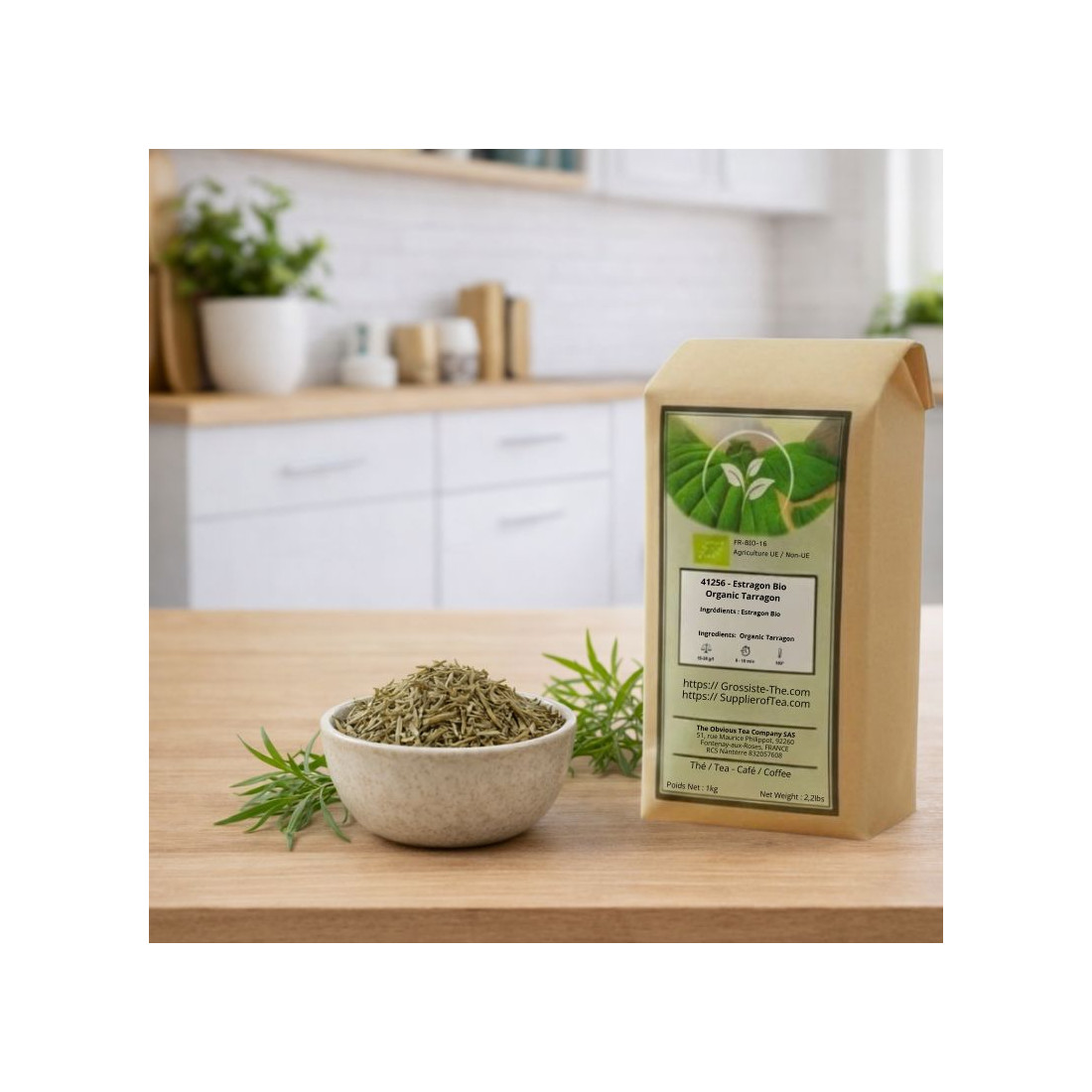 Organic Tarragon - Organic herb and plant by the kilo - Supplier