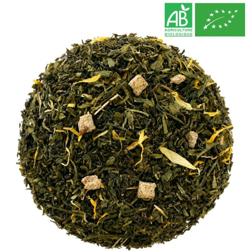 Premium Green Tea with Pear in bulk - Grossiste The Bio