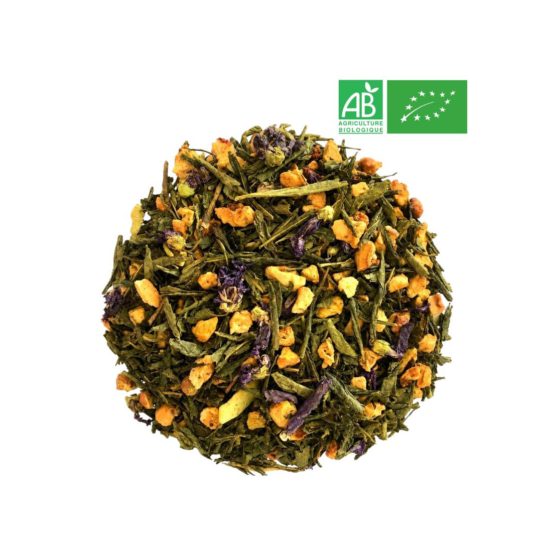 Loose Coconut Mallow Green Tea - Organic Tea Wholesaler