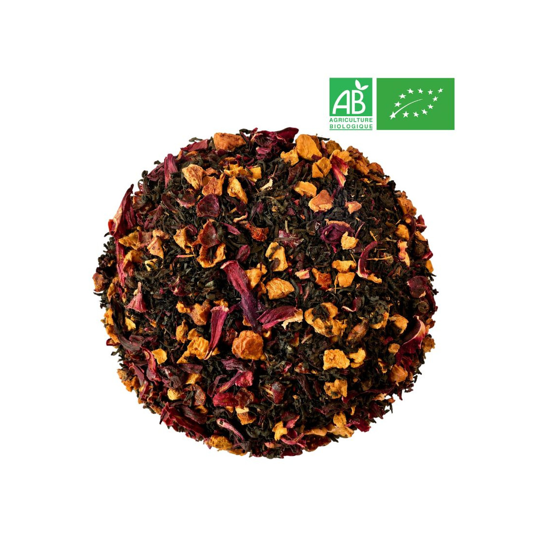 Loose Apple Hibiscus Black Tea - Organic Tea Wholesaler