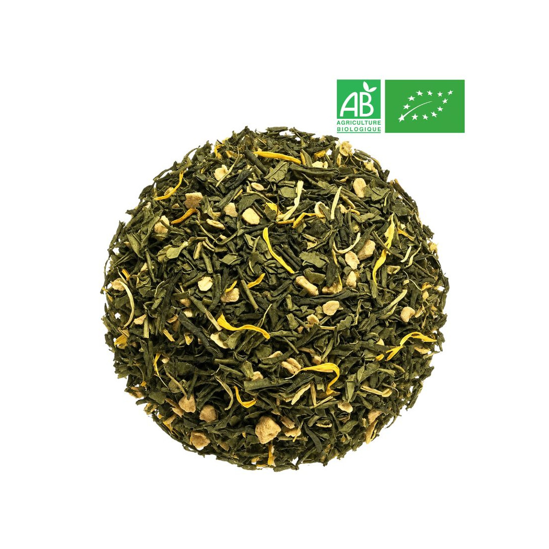 Loose Pineapple Ginger Green Tea - Organic Tea Wholesaler