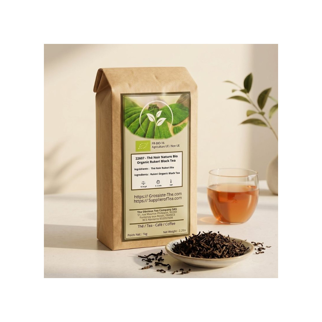 Rukeri Black Tea in bulk - Wholesaler Organic Tea