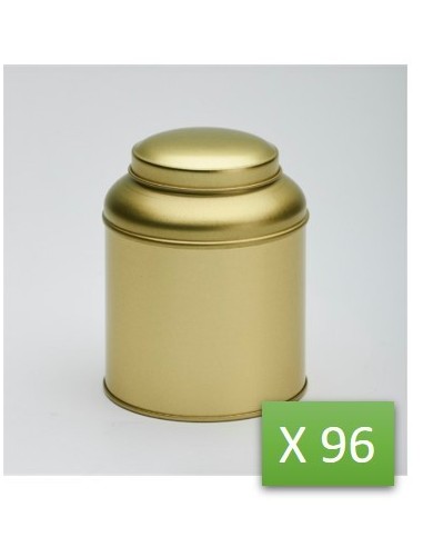 Pack of 96 Golden Victorian Tins (100g)