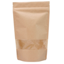 Kraft Window Doypack (100g) - Loose Tea Pouch