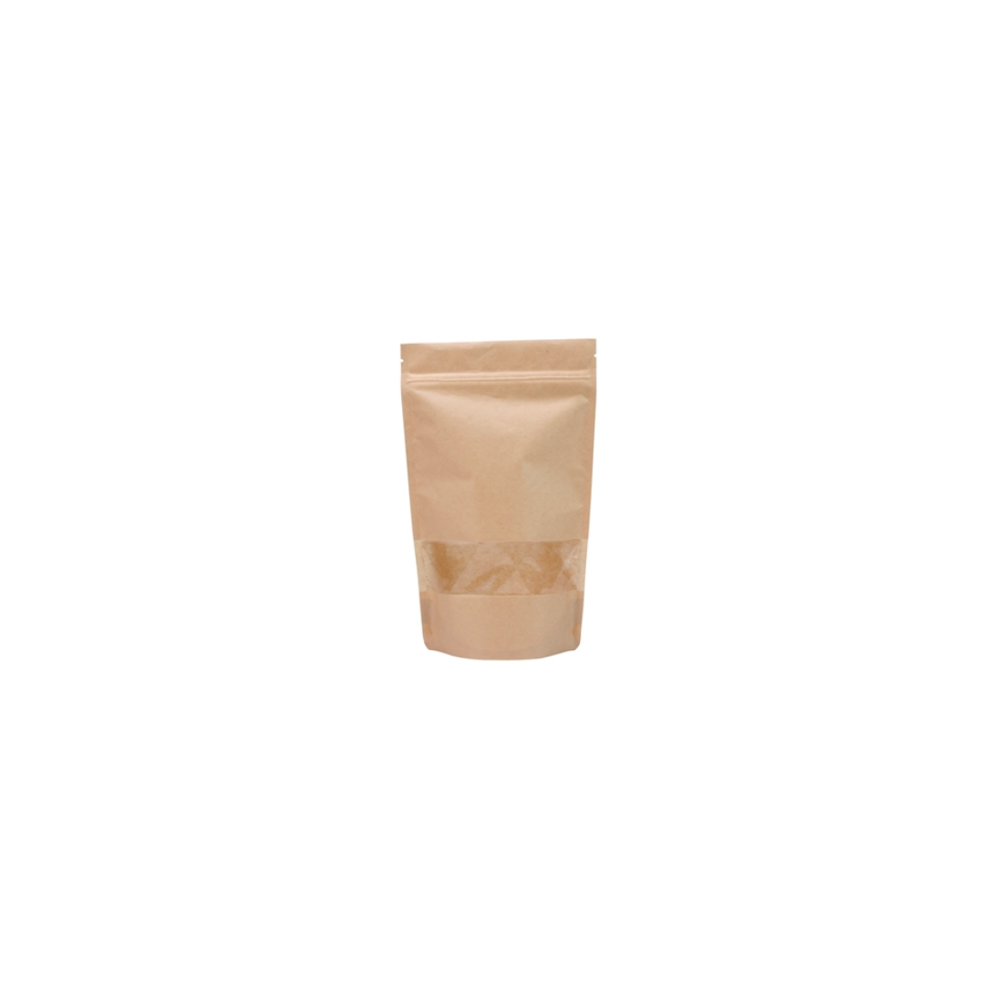 Kraft Window Doypack (100g) - Loose Tea Pouch