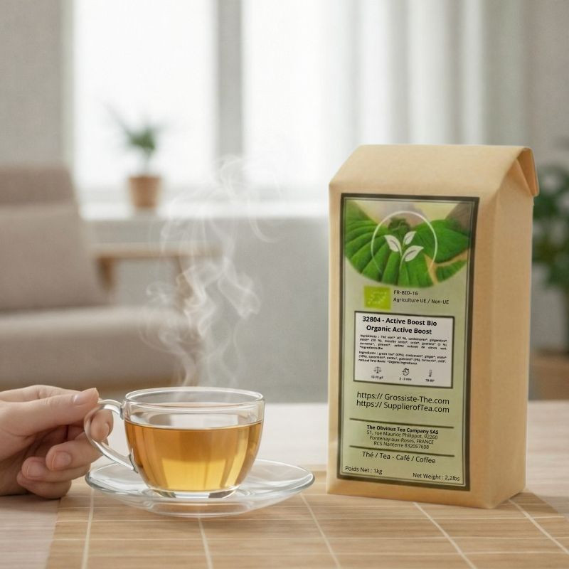 Active Boost Green Tea in bulk - Wholesaler organic tea